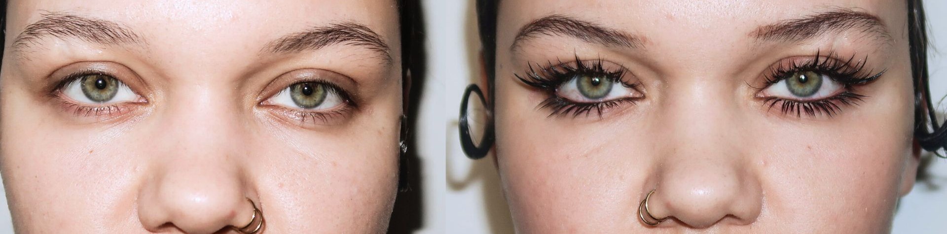 Before and after eye design by the founder of PSC Lash Academy